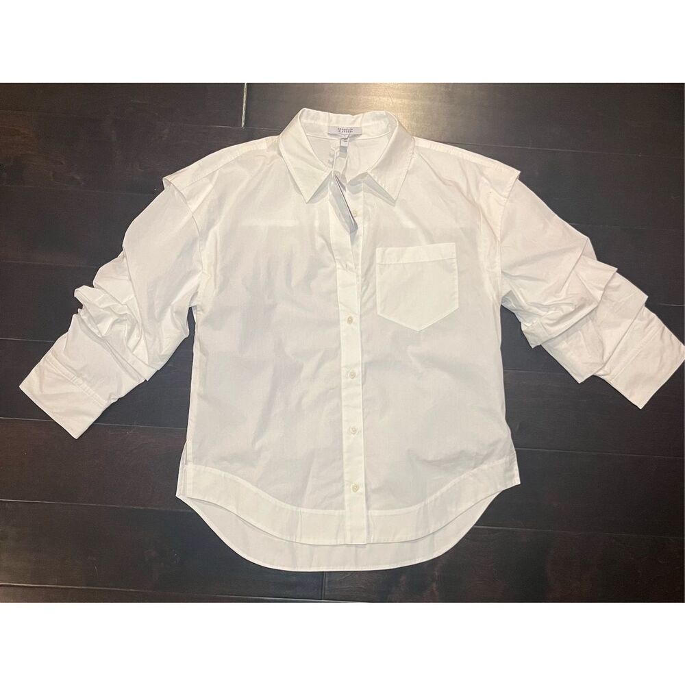 New Derek Lam 10 Crosby Marley Button Down Shirt